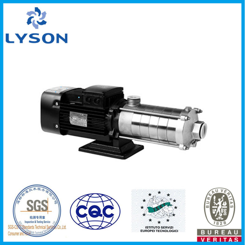 Pompe centrifuge horizontale multicellulaire en acier inoxydable