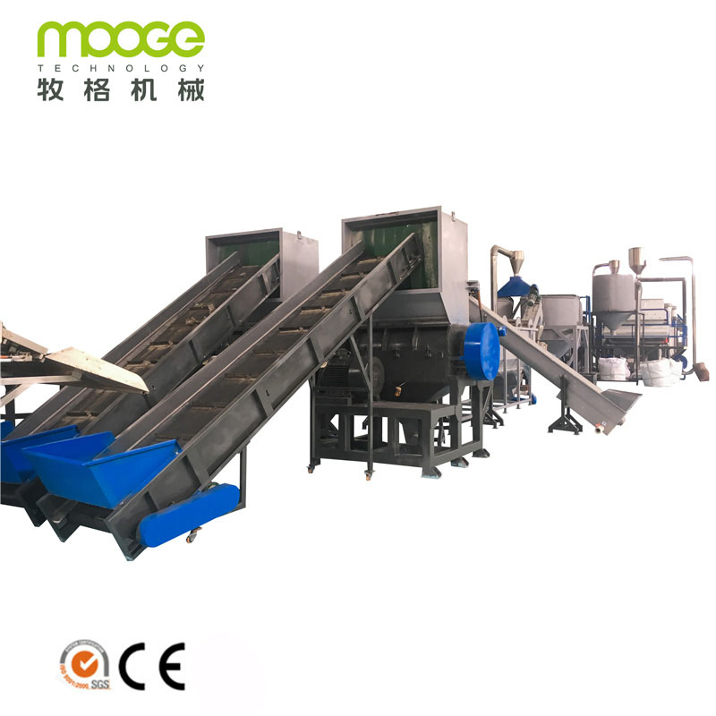 Full Automatic Waste PET Plastic HDPE/LDPE/PP/PE Recycling Line