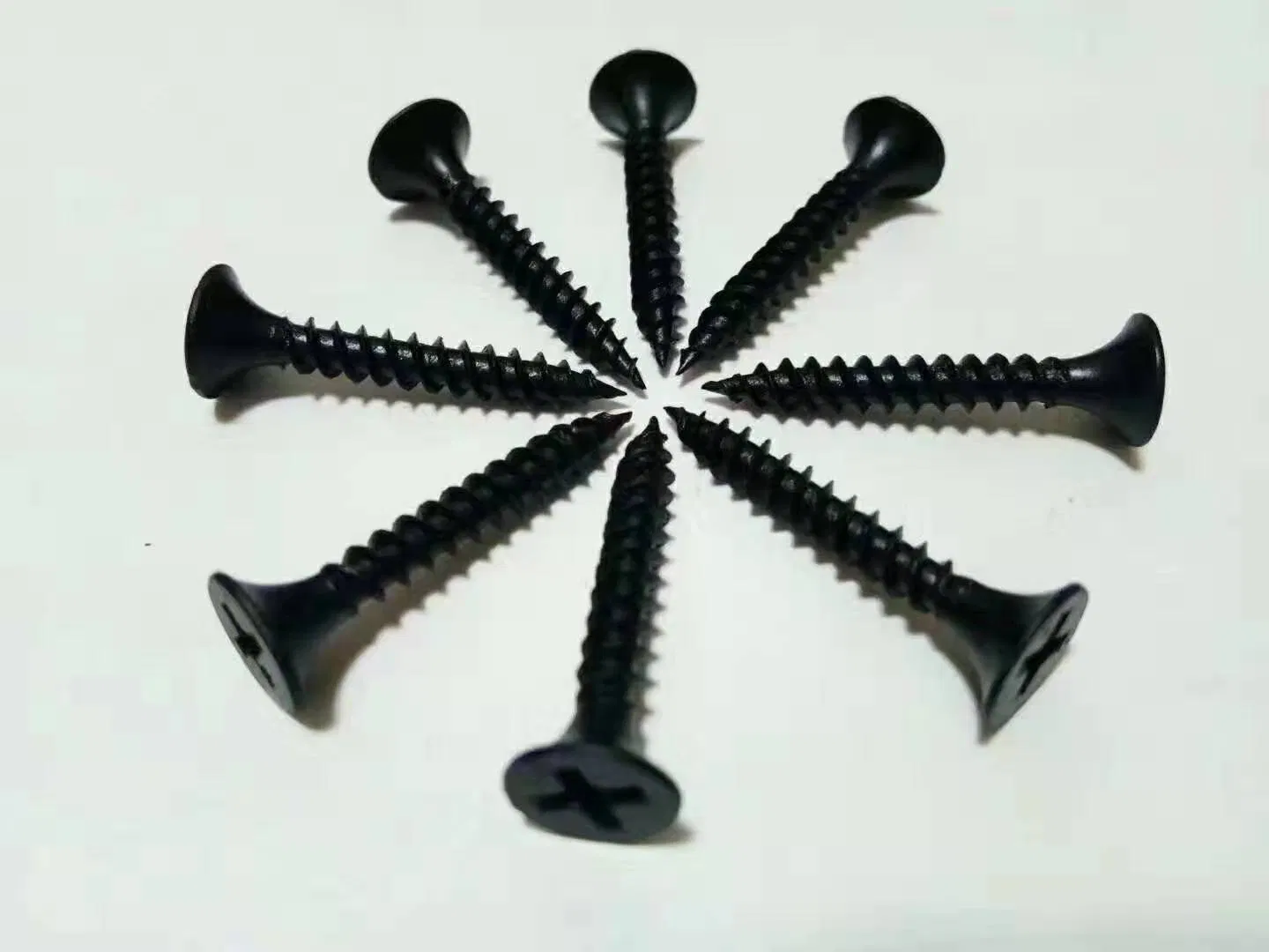 3.5*25 #6 Black Phosphated Bugle Head Drywall Screw, Indoor Premium Furniture Screw