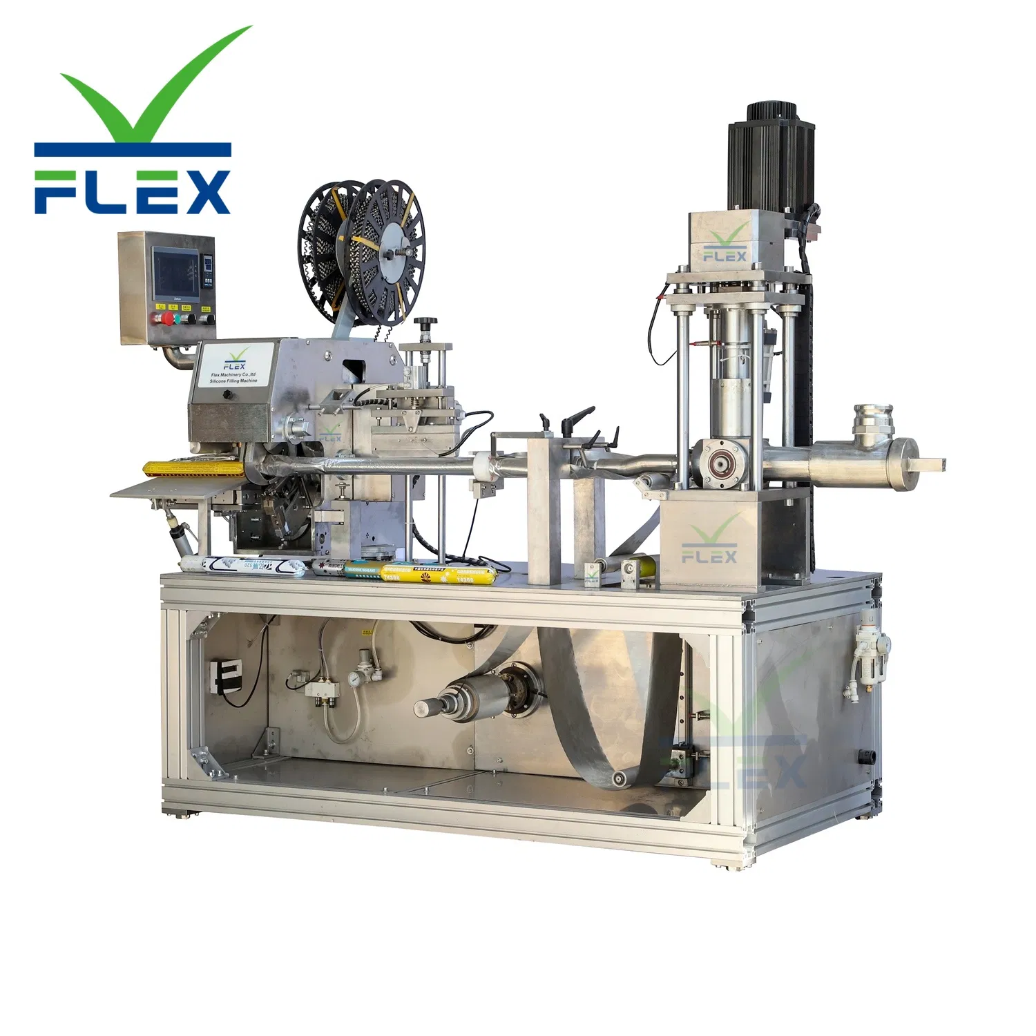 Industrial Use Siemens Motor 4.75kw Hot Melt Glue Sausage Filling and Sealing Machine