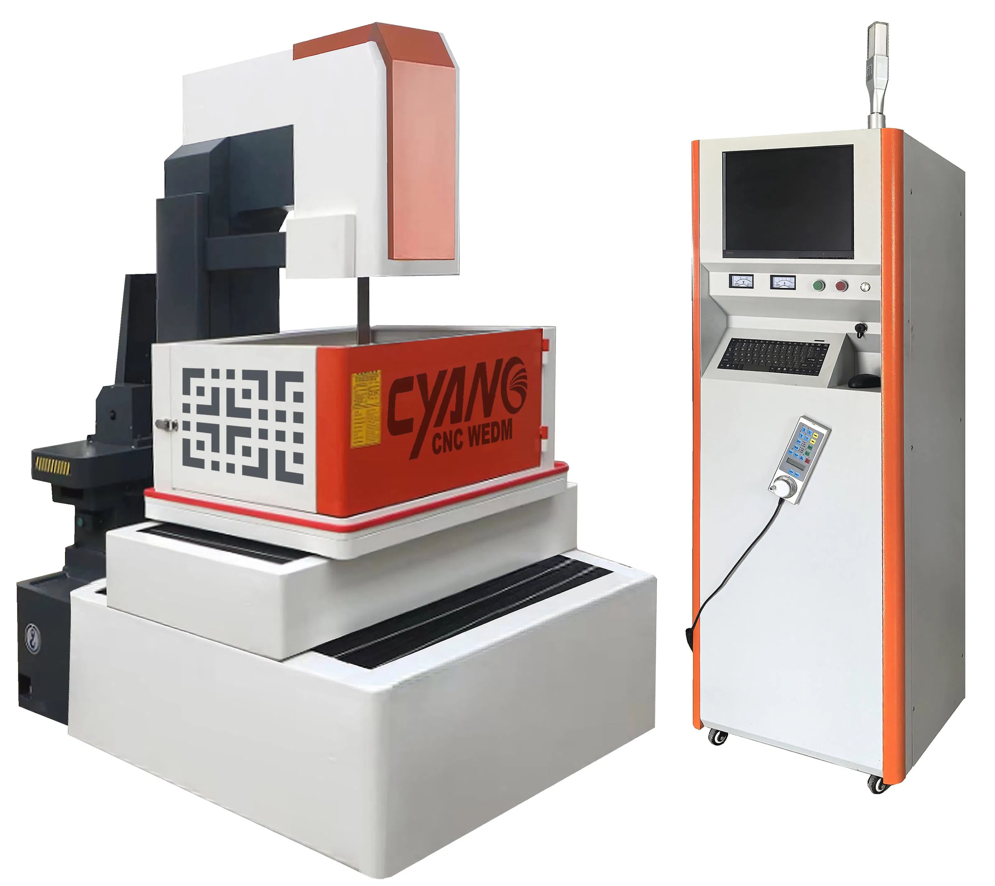 Precision CNC Wire Cut EDM Machine with 4 Axis AC Servo Motor