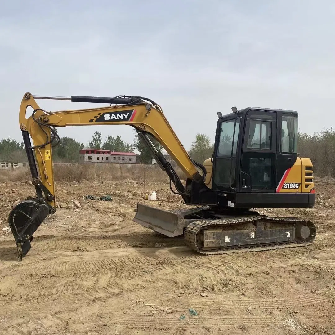 Hochwertiger gebrauchter Sany 60c Raupenbagger zu verkaufen