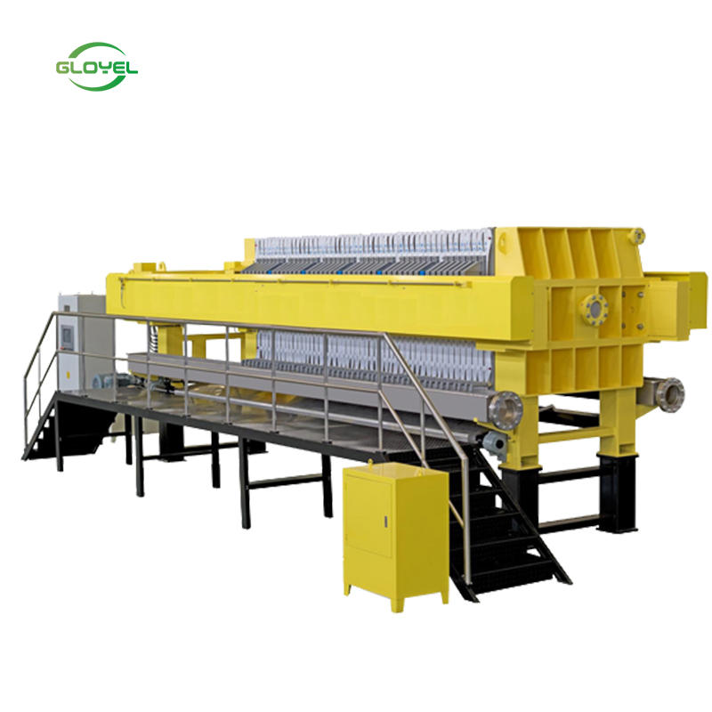 Automatic Hydraulic Chamber Filter Press Sludge Dewatering Solid-Liquid Separation Plate and Frame Filter Press
