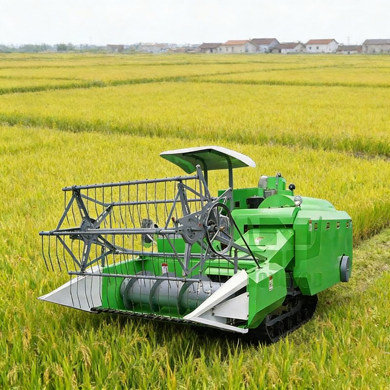 35HP Selbstfahrender Reis- und Weizenmähdrescher