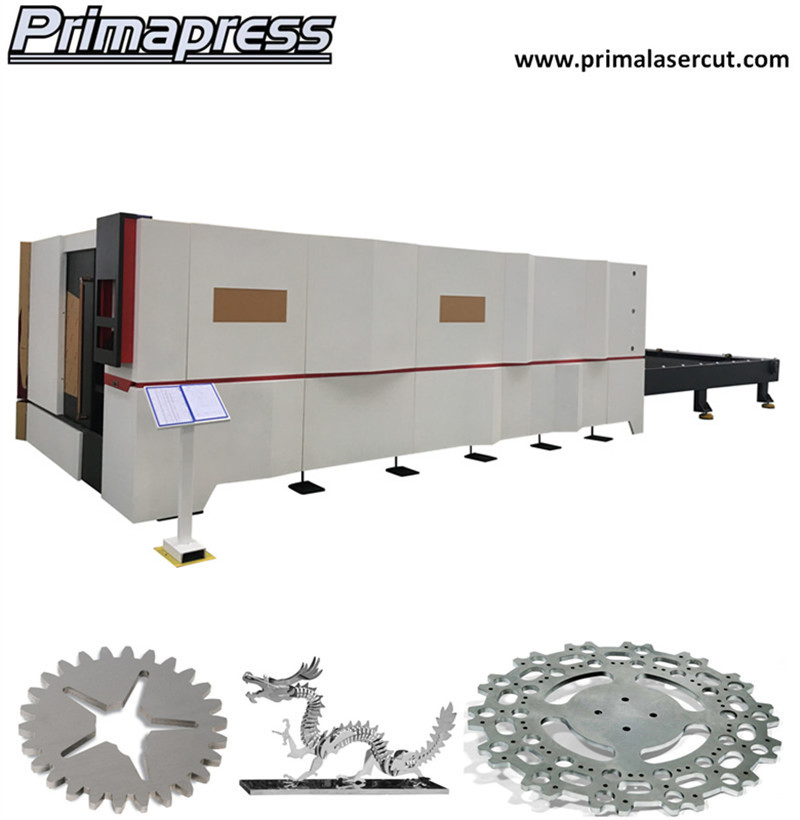 Full Enclosed Exchange Table Fiber Laser Cutting Machine