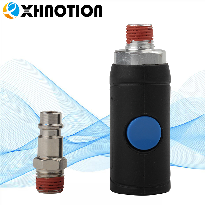 DN 7.2 USA Male Socket Push Button Two Click Pneumatic Male Socket Safety Coupling