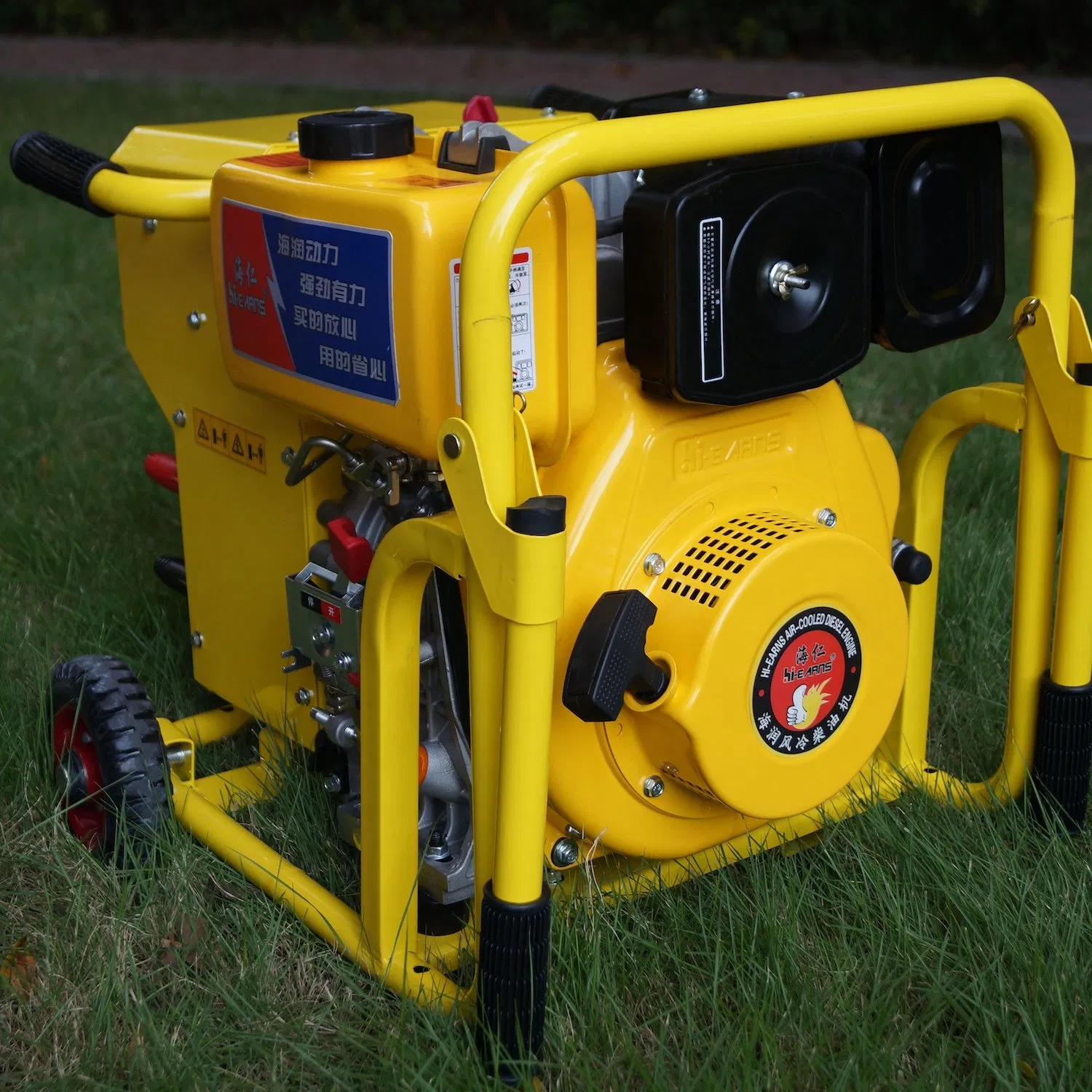 3kw Generatore di saldatura diesel AC a doppio uso da 200A con avviamento elettrico portatile per ingegneria
