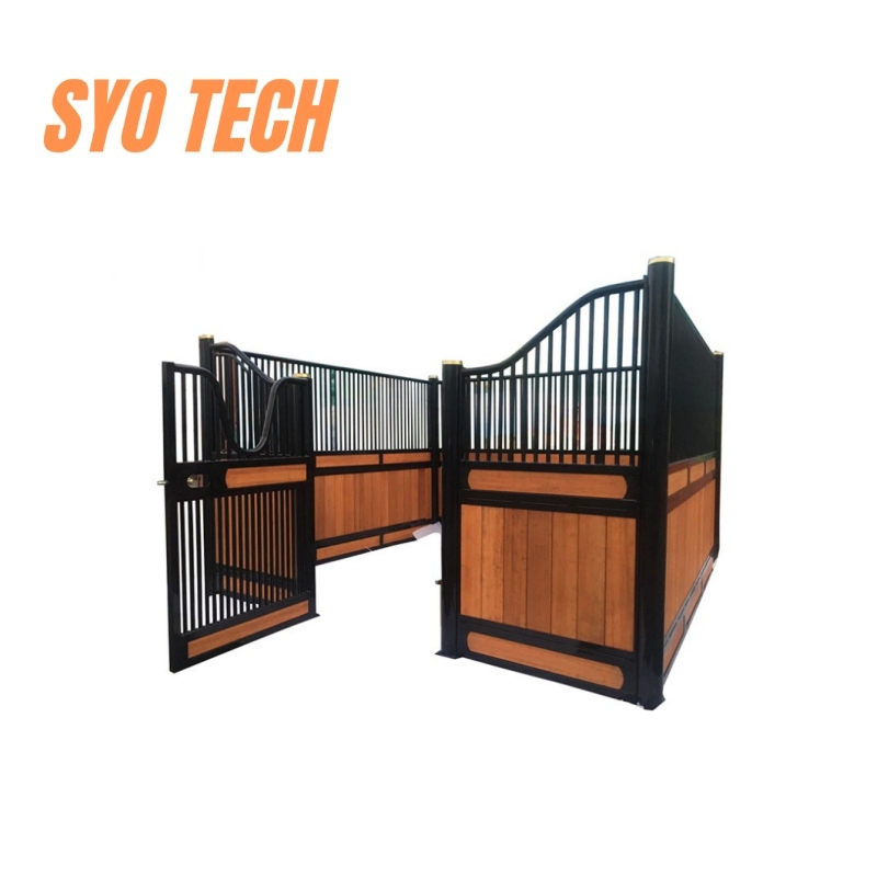 Customizable Eco-Friendly Easy Install Permanent Portable European Style Horse Stall Equine Livestock Stable