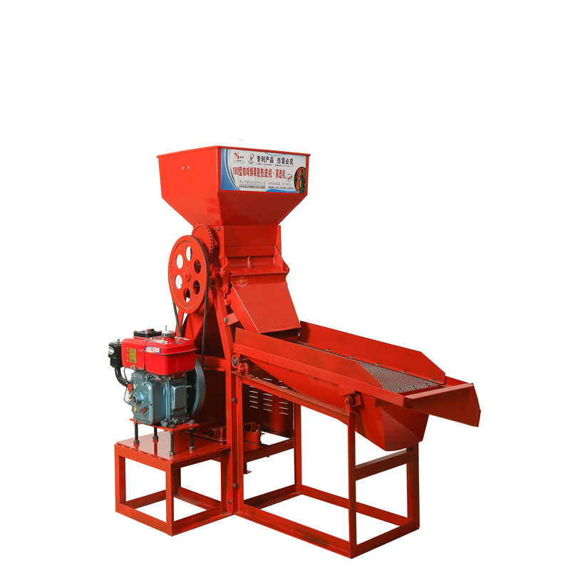 Fresh Coffee Peeler Dehusking Machine with Diesel 1500kg/H