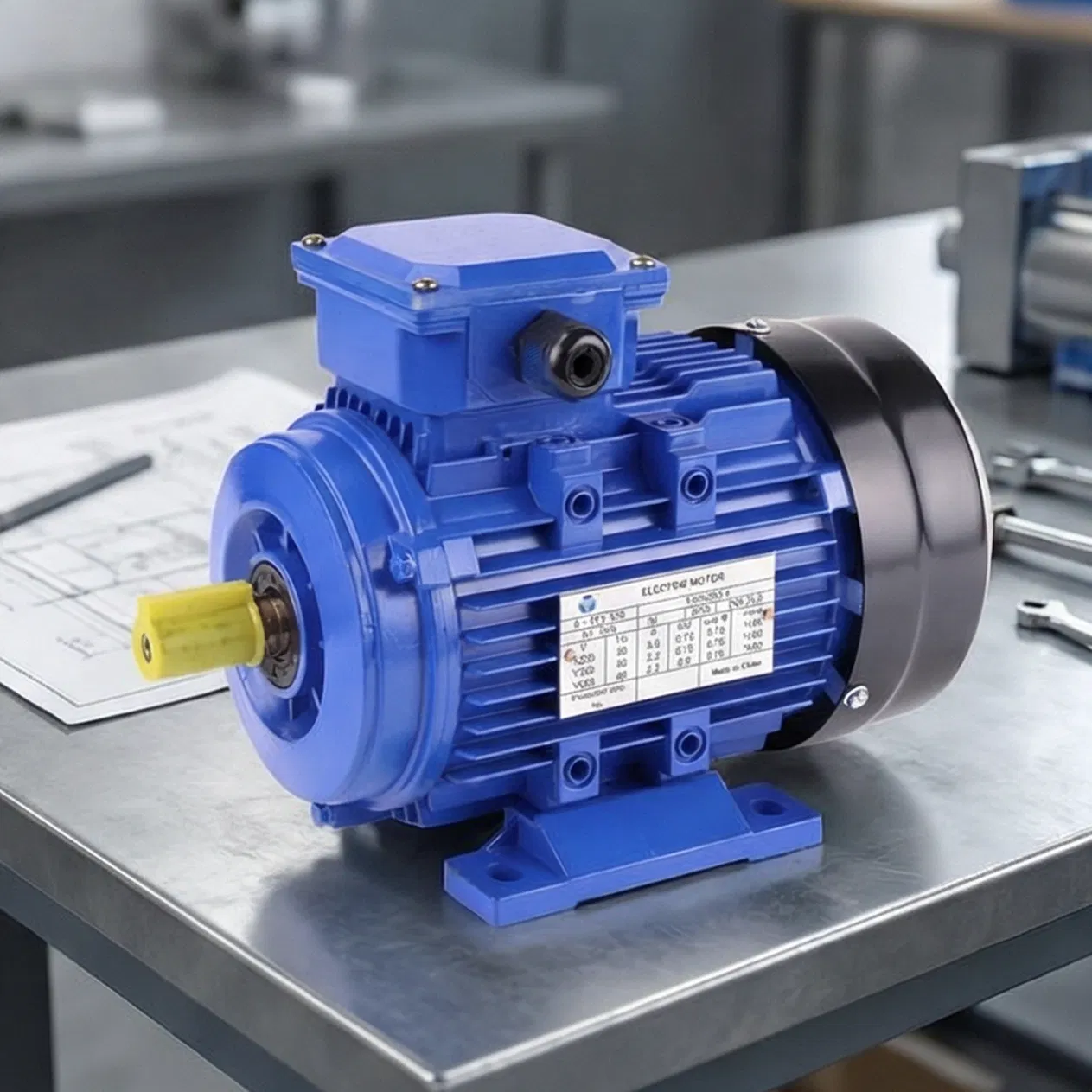 Motore elettrico asincrono a induzione con classe di protezione elevata secondo le norme IEC da 0,12 a 7,5 kW