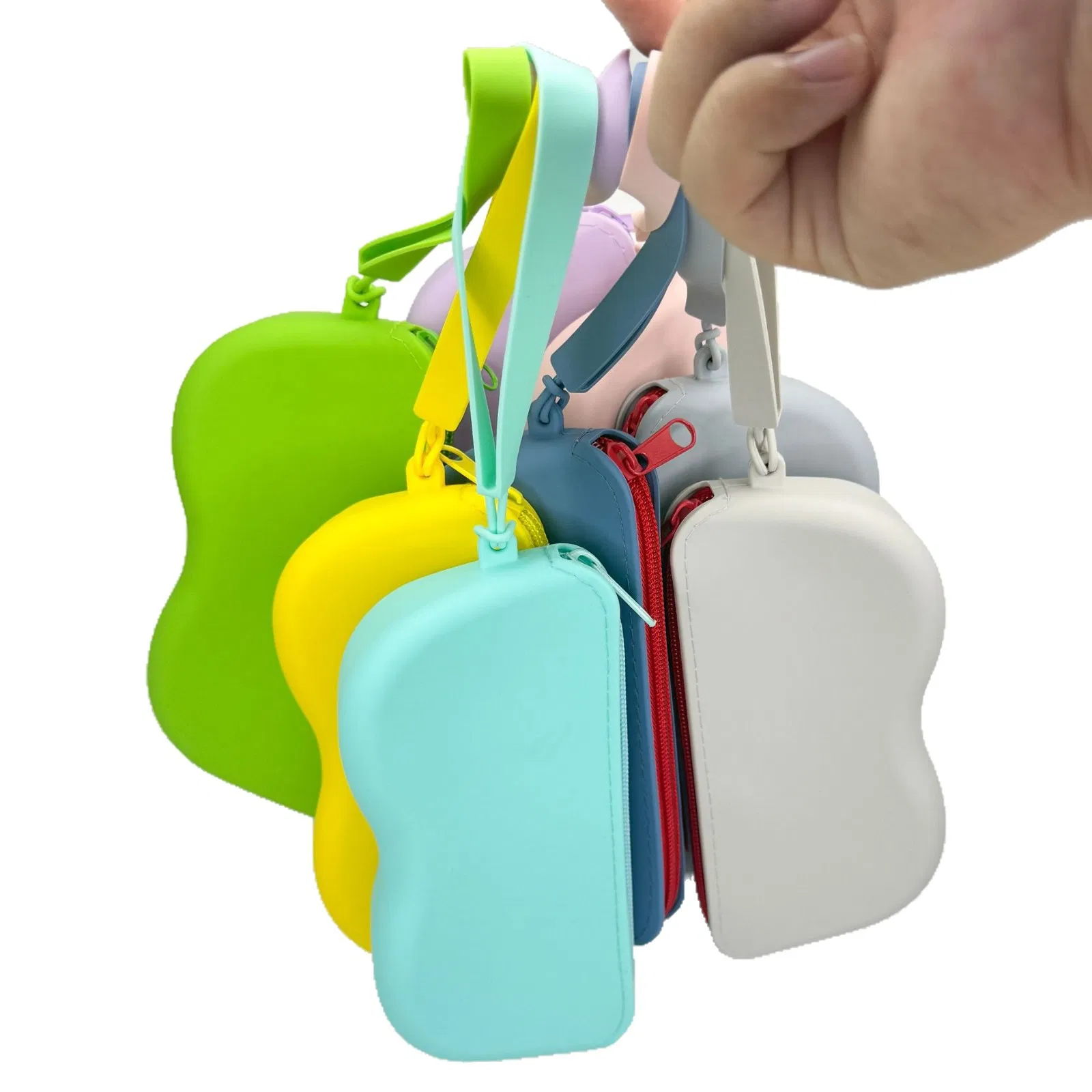 Silicone Sunglass Bag Silicone Eyeglass Pouch with Zipper