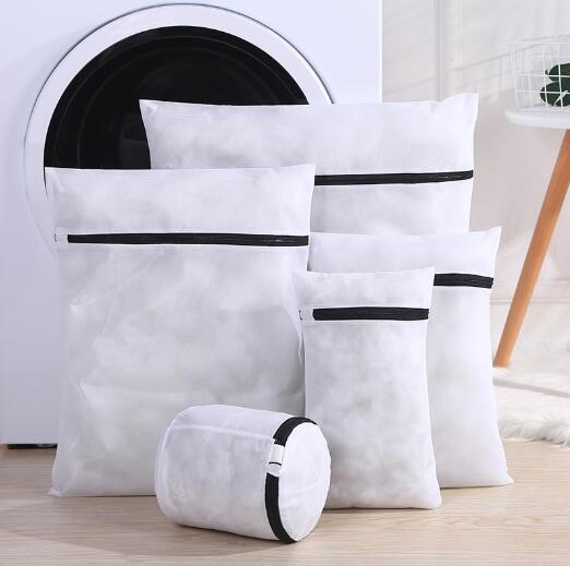 Eco-Friendly Big Lingerie Cloth Mesh Nylon Drawstring Washable Laundry Bag in Bulk