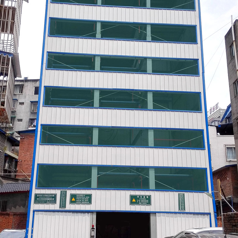 Smart Horizontal Vertical Car Parking System for Small Businesses