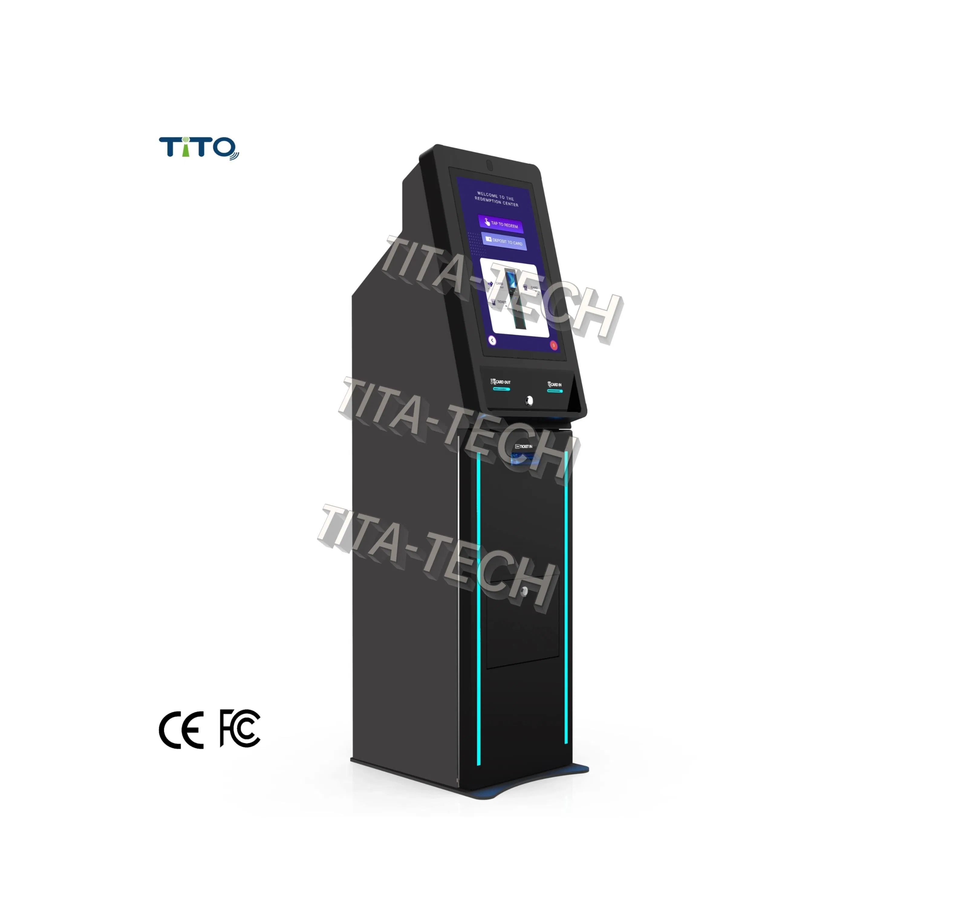 Donkey Kong Arcade Cabinet Video Game Redemption Kiosk Machine with Card Dispenser for Amusement Centers