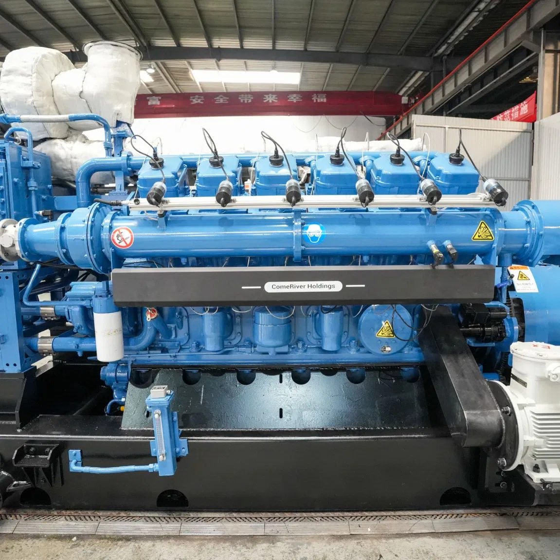 Gruppo Elettrogeno a Biogas con Raffreddamento ad Acqua per Grandi Aziende Agricole