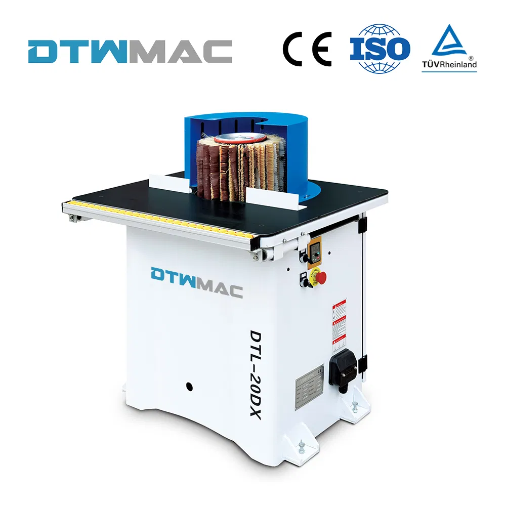 Levigatrice manuale a spazzola in legno DTWMAC DTL-20DX per la finitura delle superfici