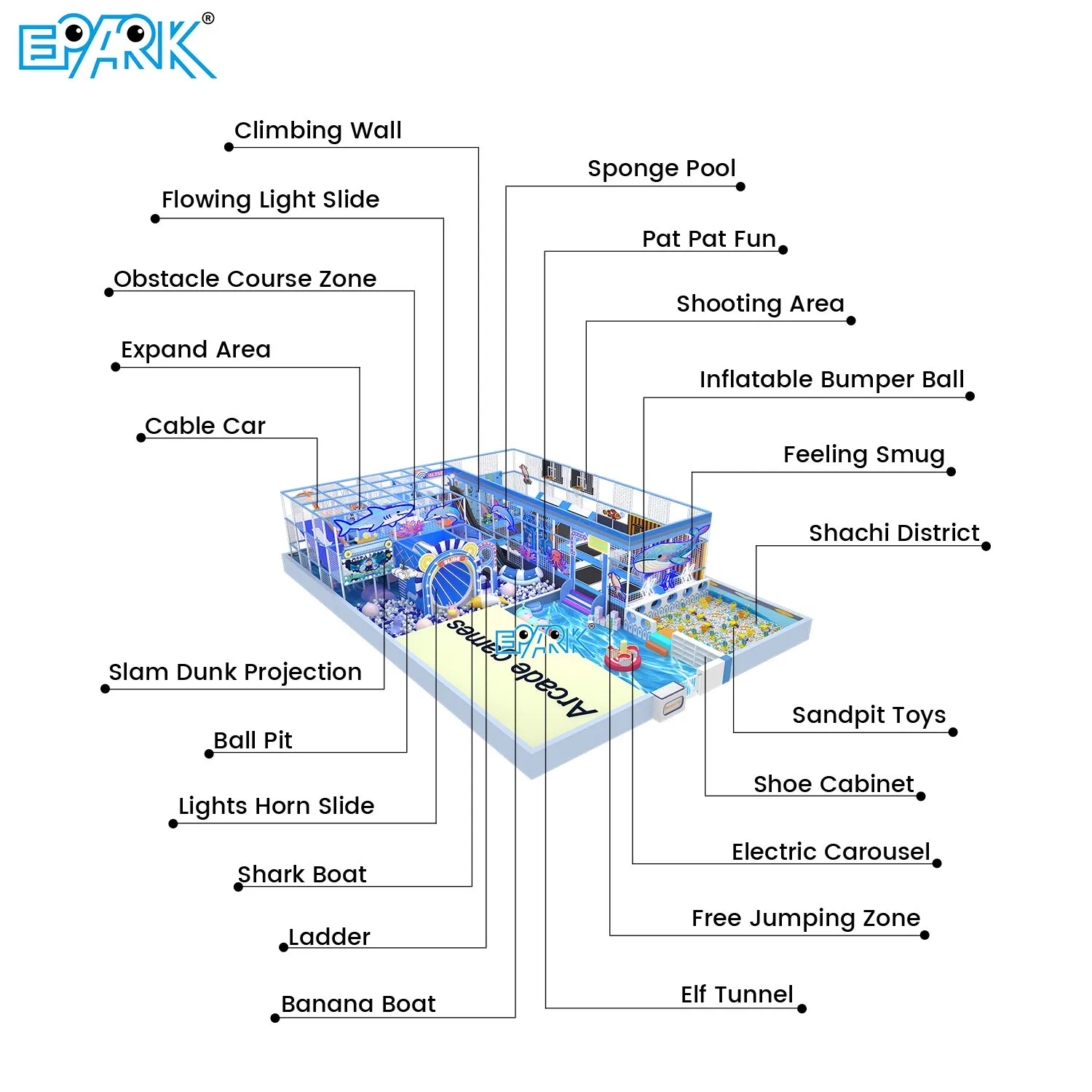 Customizable Premium Indoor Playground System with Thematic Decor Safety Nets