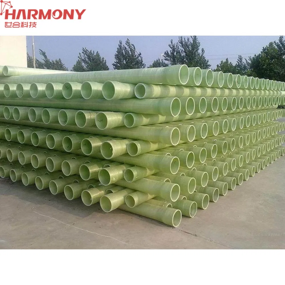High Strength FRP GRP Fiberglass Tube Smooth Industrial Construction Pultrusion Pipe