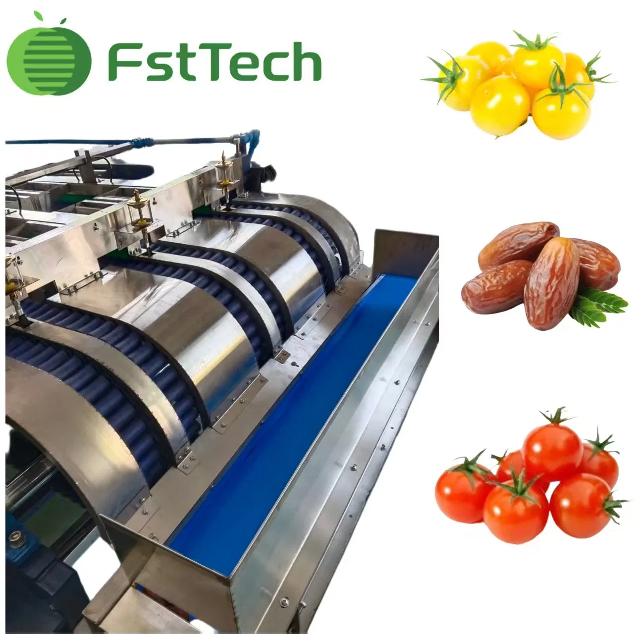Ai-Powered Cherry Tomato Sorting Machine with Vision Scanning for Packing Line