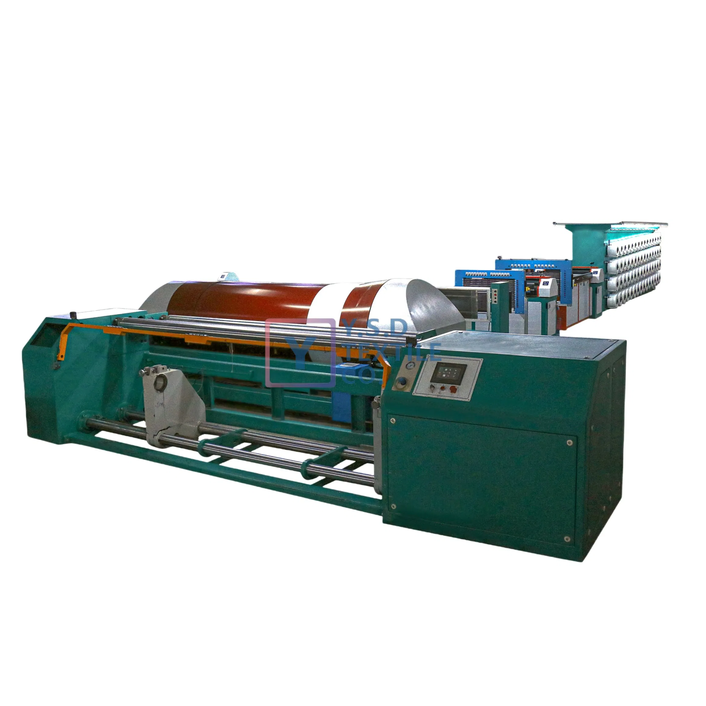 آلة تقسيم وشد الخيوط الأمومية القطاعية سعة تصنيع كبيرة مركز تصدير آلات النسيج