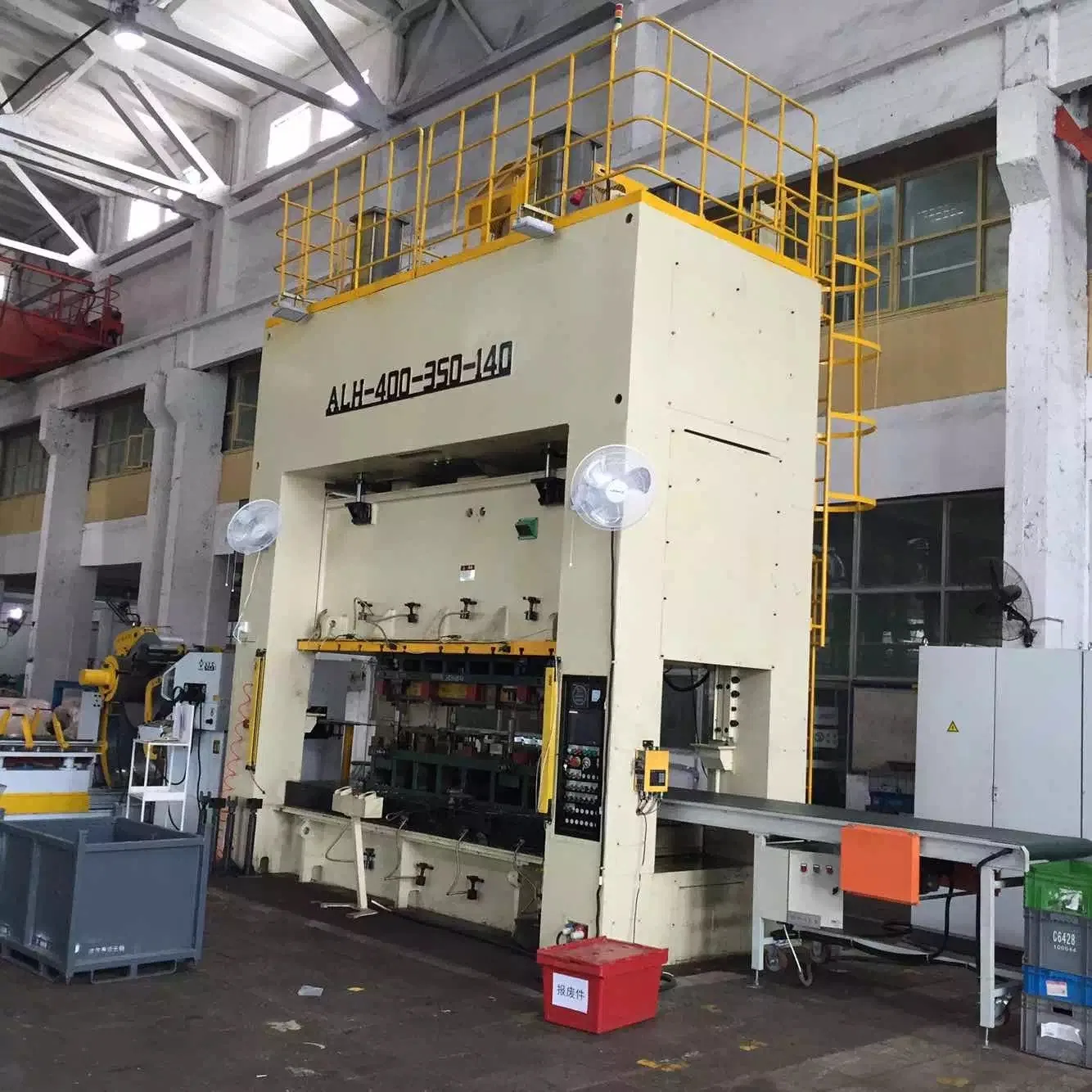 Alh Gap-Frame Crankshaft Power Press Built for High Precision Metal Burring and Forming