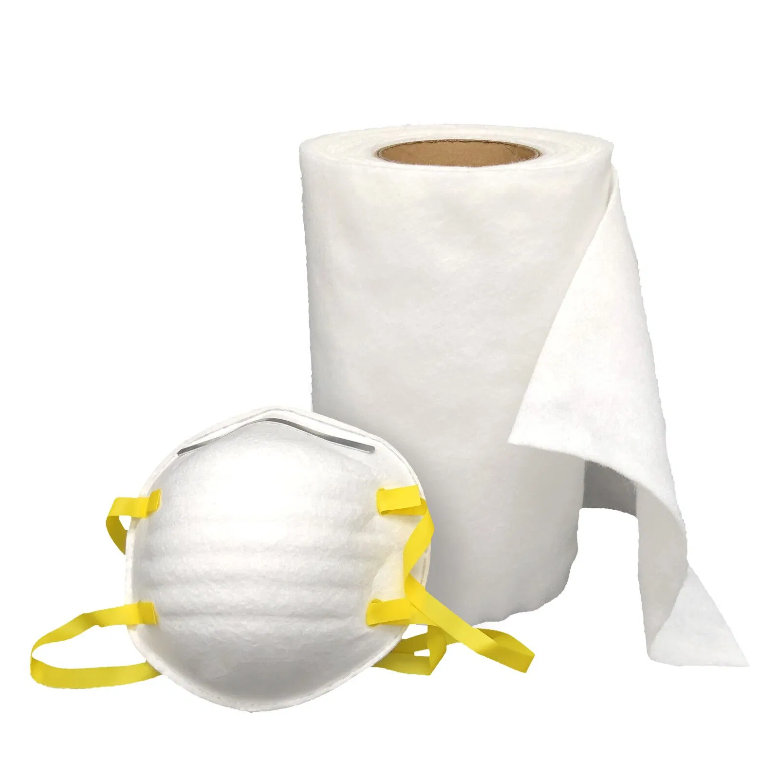 Cupmask Raw Material Non-Woven Fabric Acupuncture Needle-Punched Cotton for Facemask Respirator