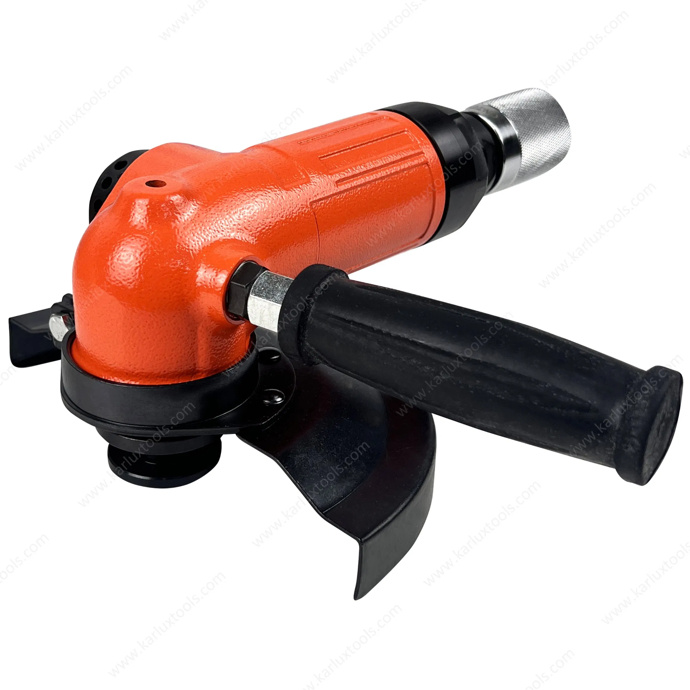 7 Inch 180mm Heavy Duty Pneumatic Angle Grinder 7000rpm Roller Throttle Professional Air Disc Grinding Machine for Industry