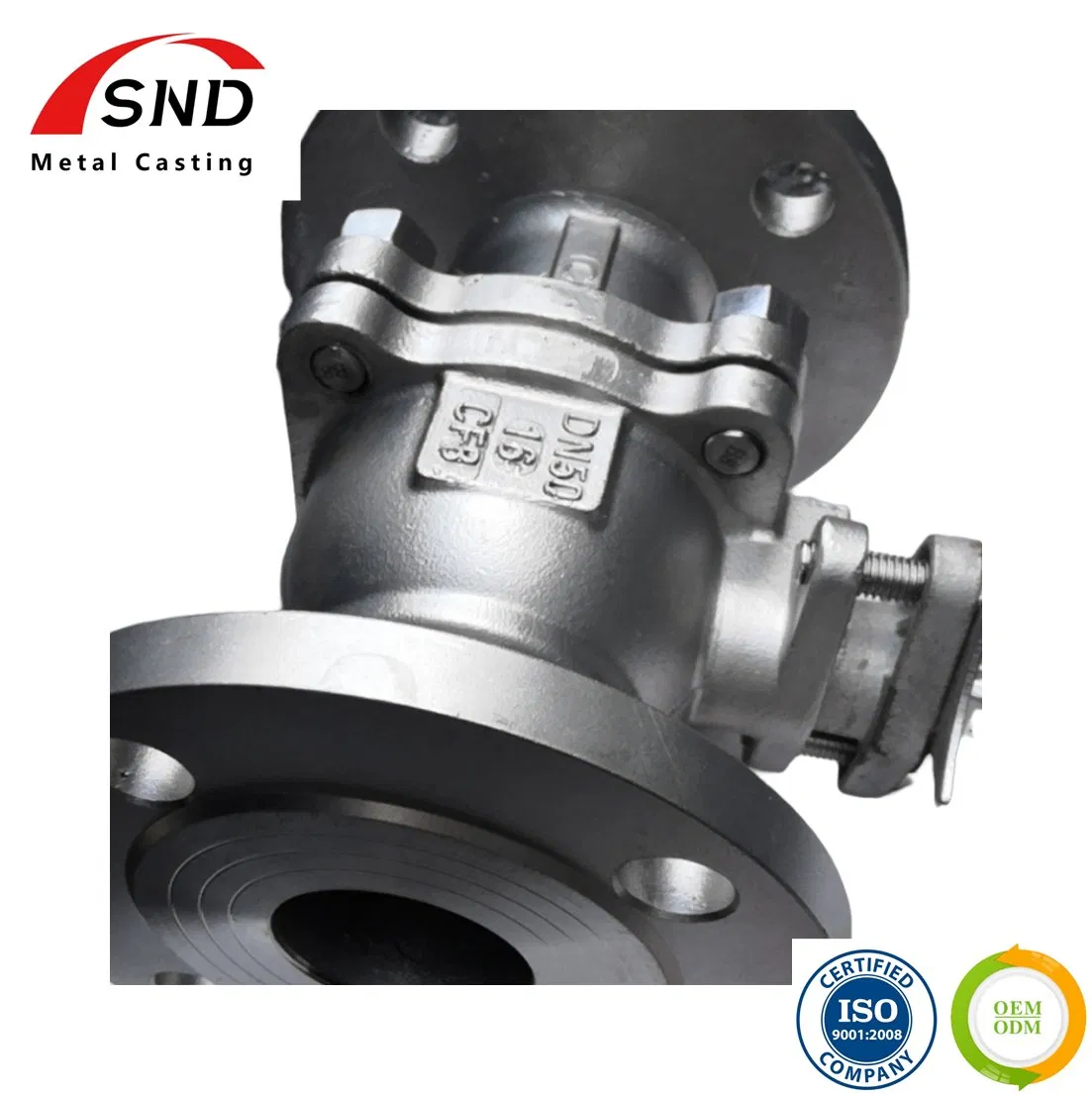 Lost Wax Casting Ball Valve Parts CF8 310S Duplex Stainless Steel