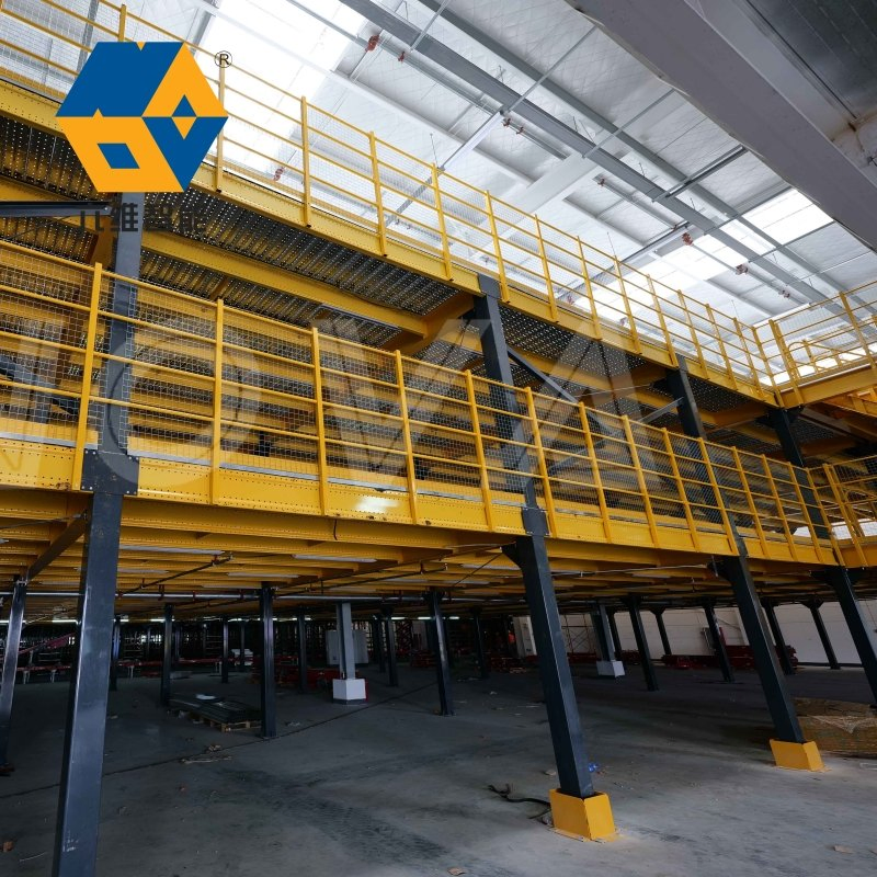 Second Floor Mezzanine Heavy Duty Storage Steel Structure Platform Attic Loft Mezzanine Floor Heavy Duty Mezzanine Rack