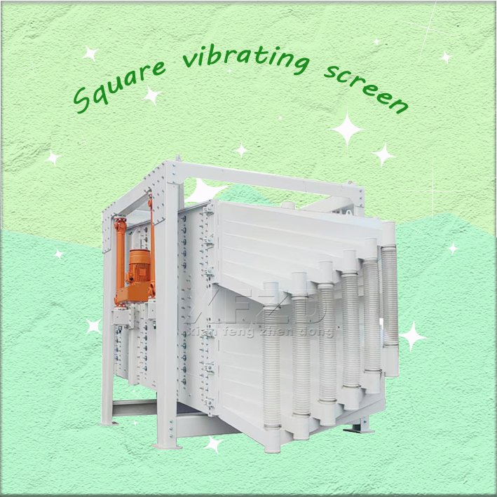 Industrial-Grade Heavy-Duty Square Swing Screening Machine for Sand Gravel Fine Sand Screening