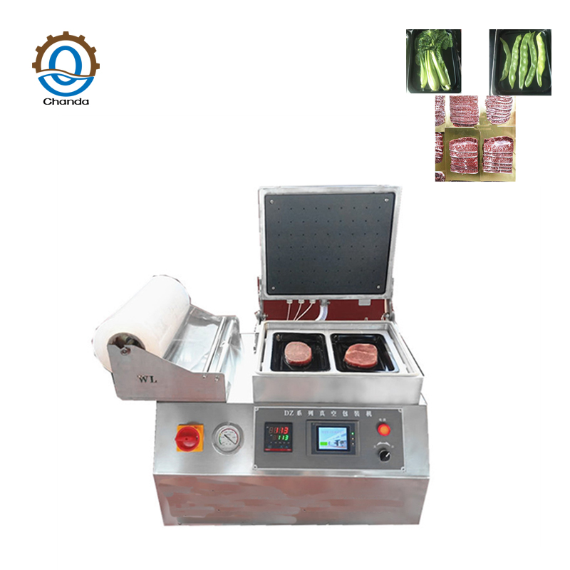 Thermoforming Vacuum Packing Machine Frozen Food Vacuum Skin Packaging Machine Meat Fish Cheese Thermoforming Packaging Machine