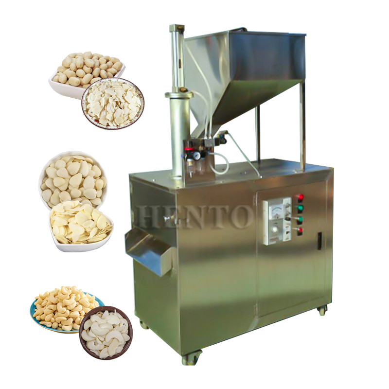 Electric Nut Slicing Machine, Cashew Peanut Almond Slicing Cutting Machine