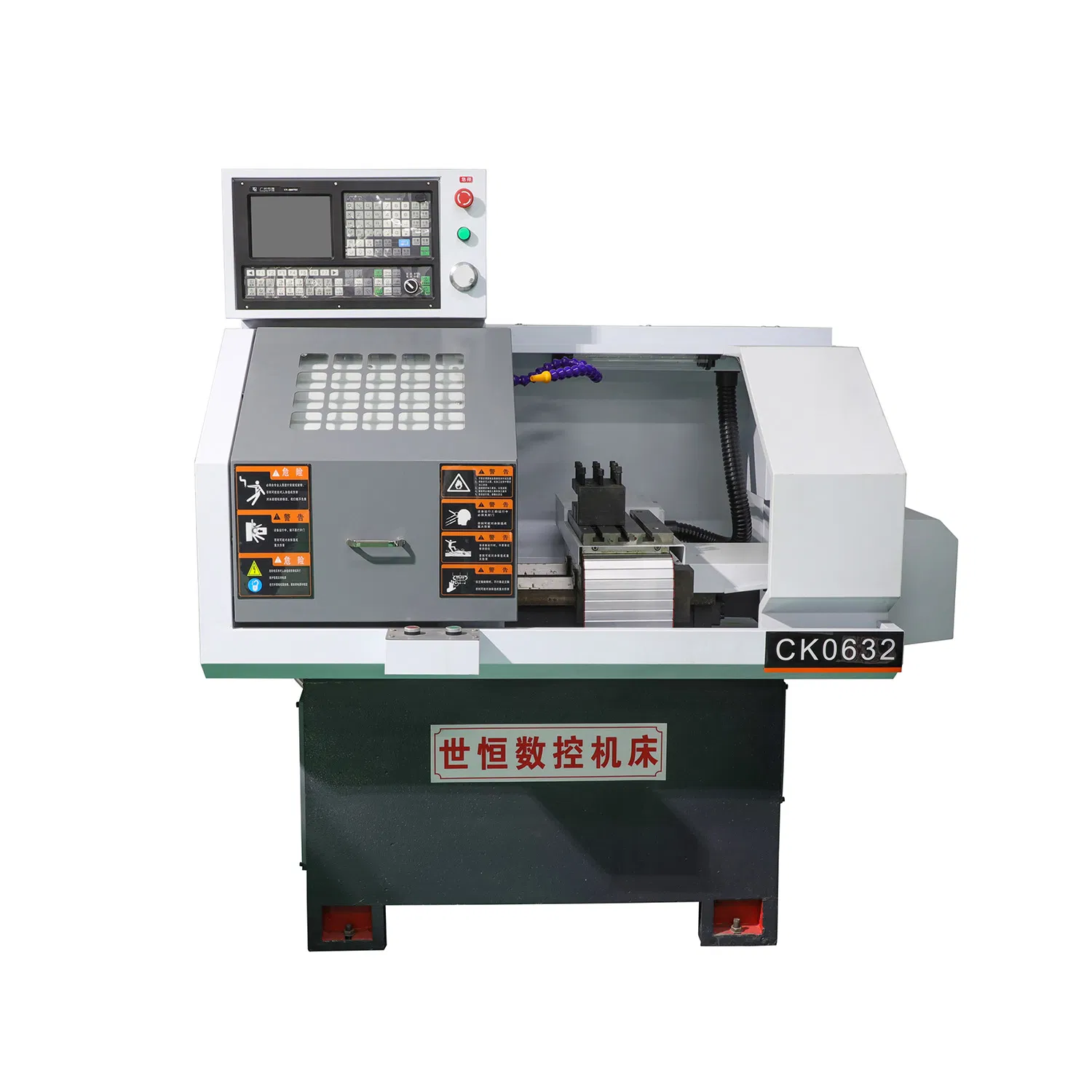 CK0632 Small CNC Lathe Machine, CNC Metal Cutting Milling Machine