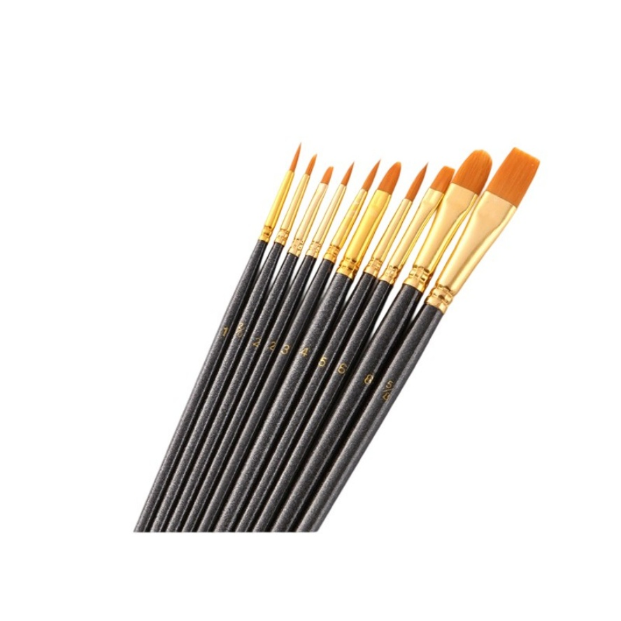 Tapered Bristles Precision Control Versatility Pure Bristle Wall Paint Brush for Exterior Wall Painting