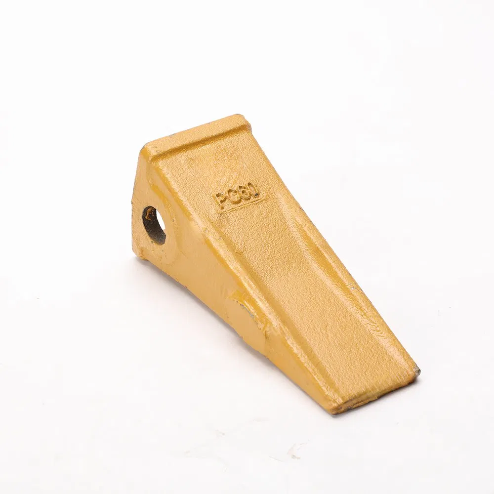 Dente di benna per escavatore fuso personalizzato con tempra a durezza HRC48-52 per PC55 PC60-7 PC60-8 PC60-8mo