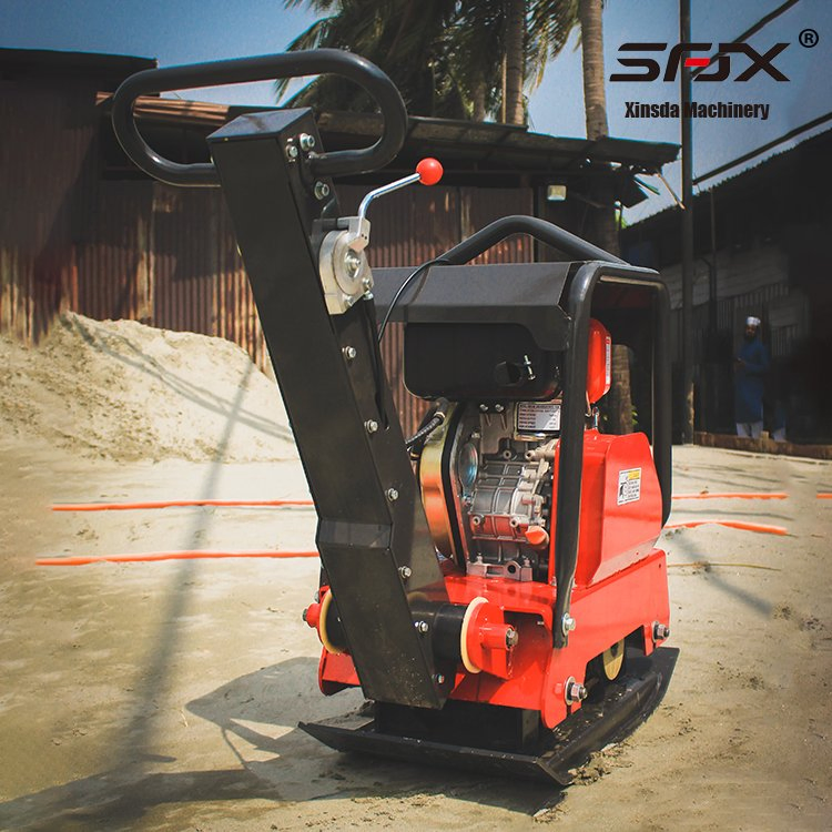 Petrol Vibrating Plate Compactor Double-Way Concrete Compactor Machine