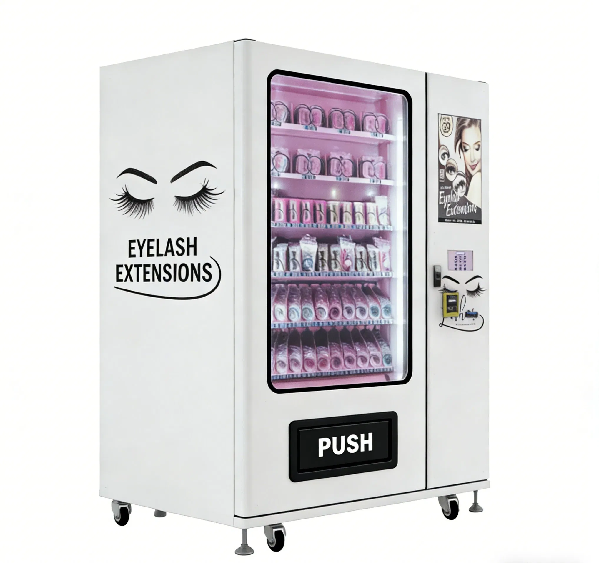 Smart Automatic Personalized Cosmetic Skin Care and Beauty Vending Machine with Payment System