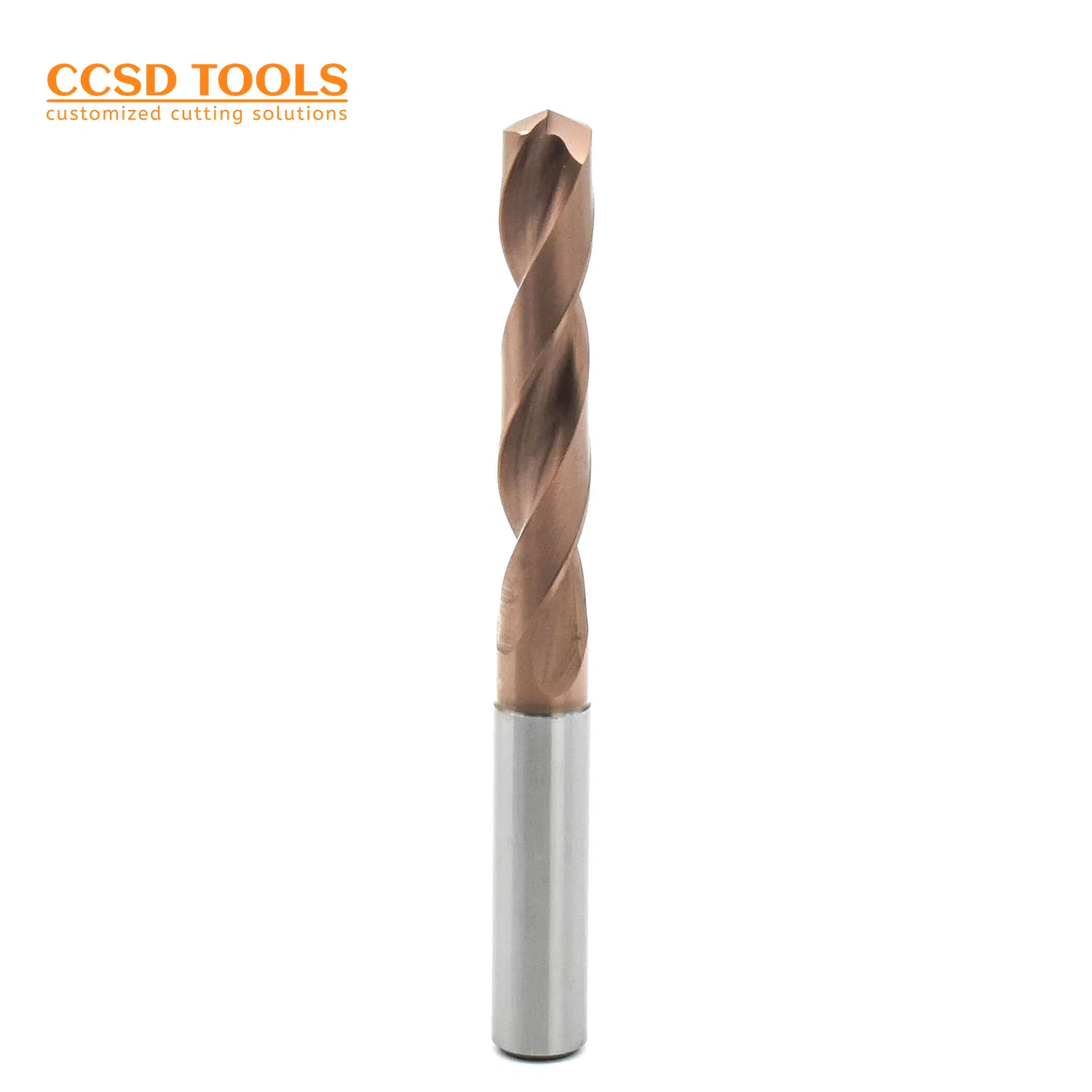 Tungsten Carbide Inner Coolant Twist Drill Bit 2F/3F for Metal, Wood, PCB Drilling
