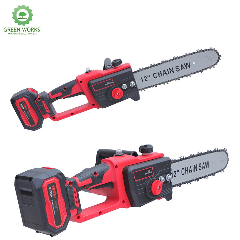 Portable Lithium Battery Cordless Electric Chainsaw for Home & Industrial Wood Cutting Handheld Pruning