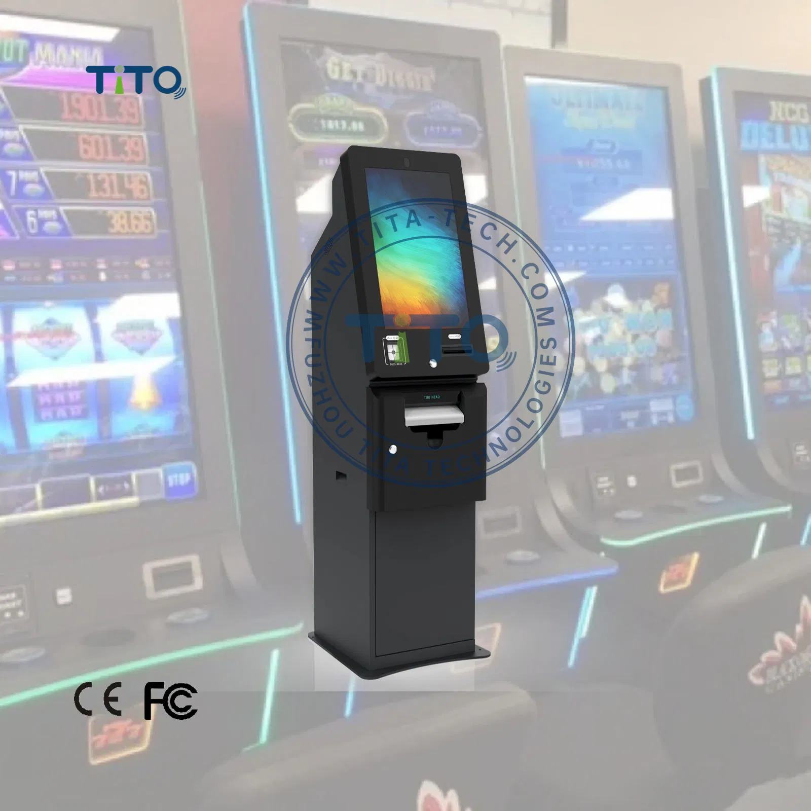 Golden Master Video Skill Game Board Fire Link Automated Cash Redemption Self-Service Kiosk for Bar Amusements in English