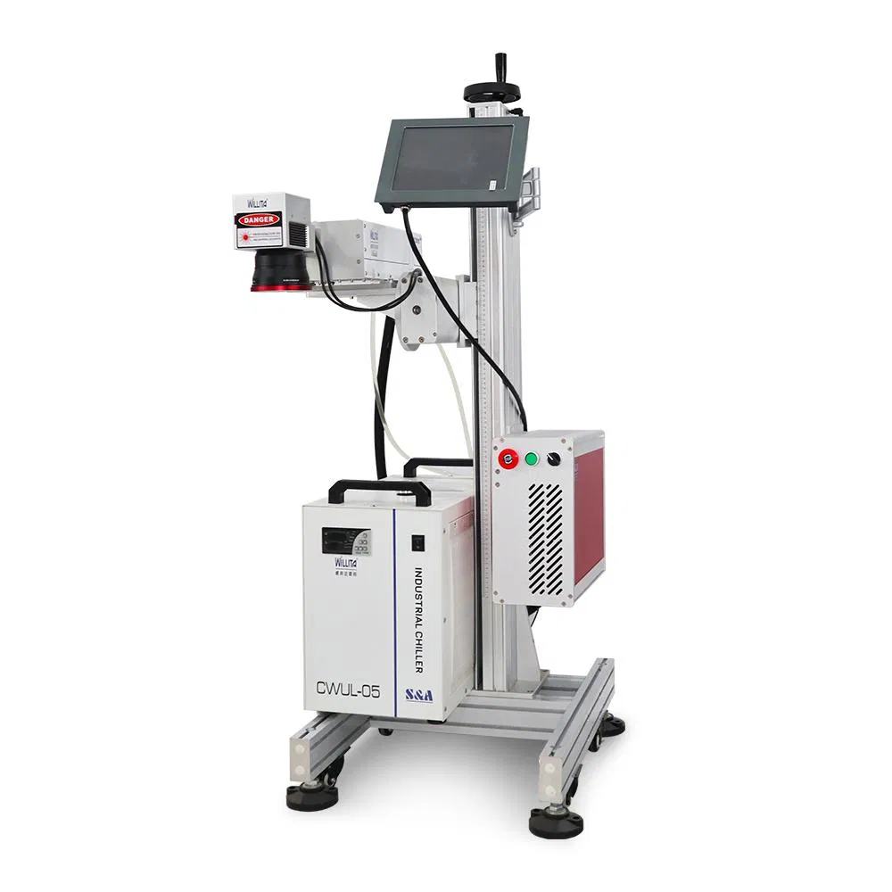 Macchina per marcatura laser UV da 3 W per materiale HDPE bianco