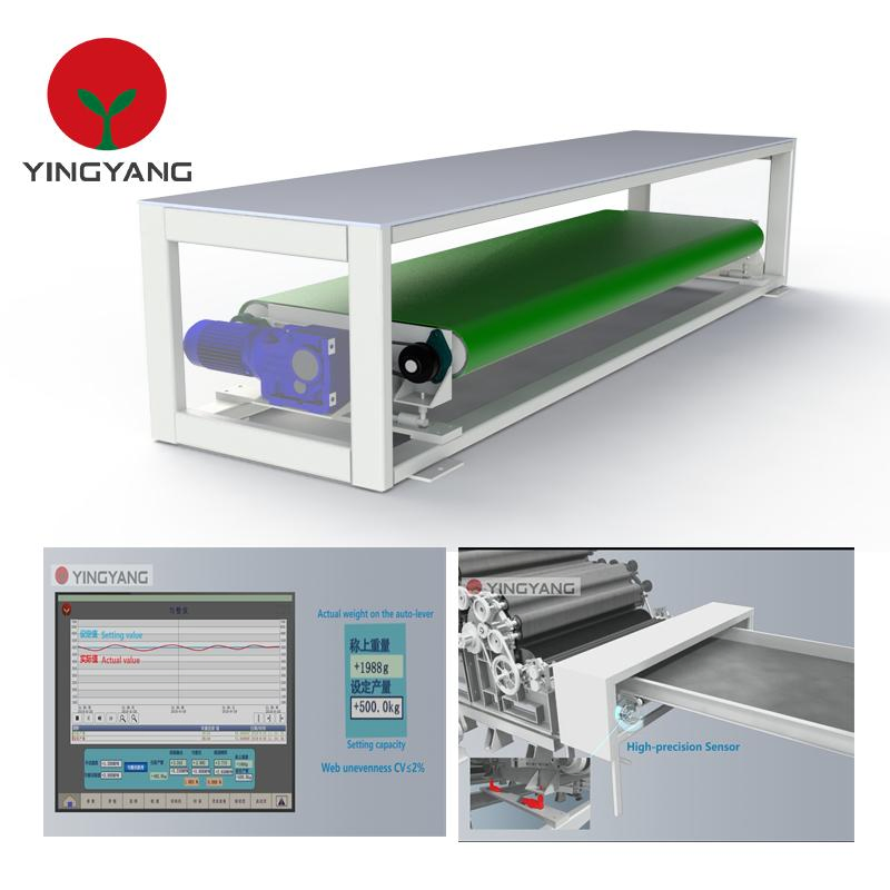 YYZT Auto-Leveler Fiber Evenness Improvement Nonwoven Production Line Machine