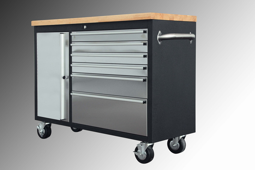 Junmao 48" Stainless Steel Rolling Tool Chest