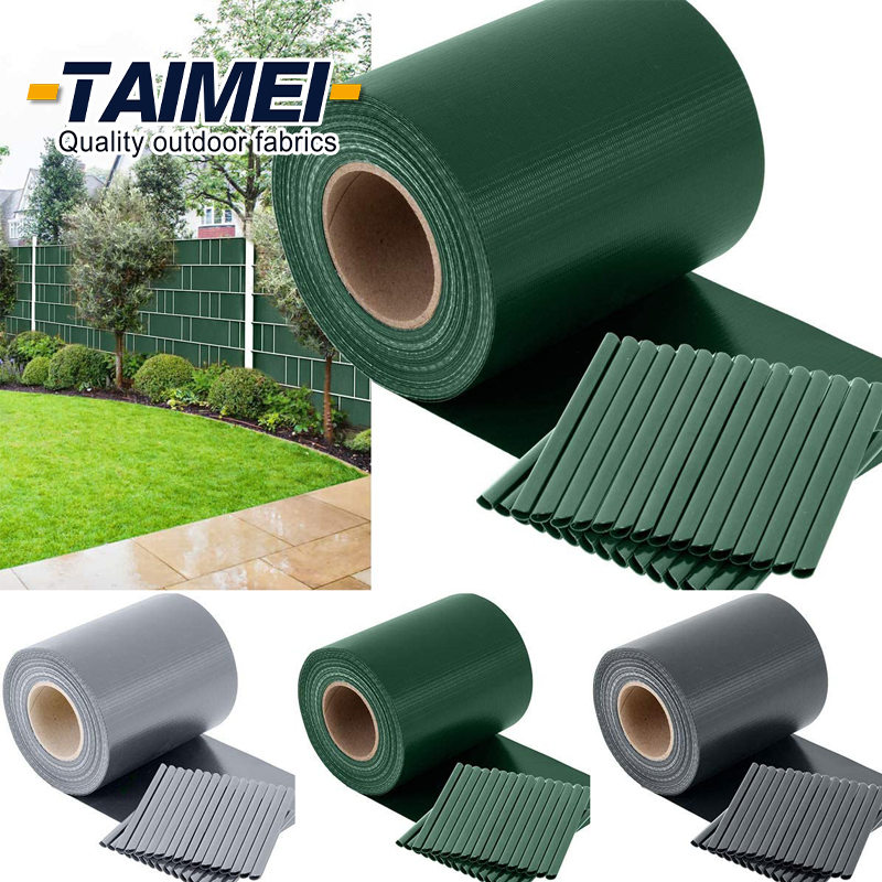 Recinzione per giardino esterno in PVC Privacy Striscia in PVC Telone Schermo Recinzione Rotolo Recinzione a strisce in PVC