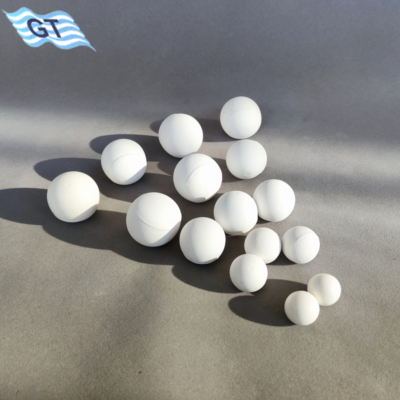 40mm 50mm 60mm Alumina Pebble Grinding Beads High Purity Wear Resistant 68% 92% Alumina Balls