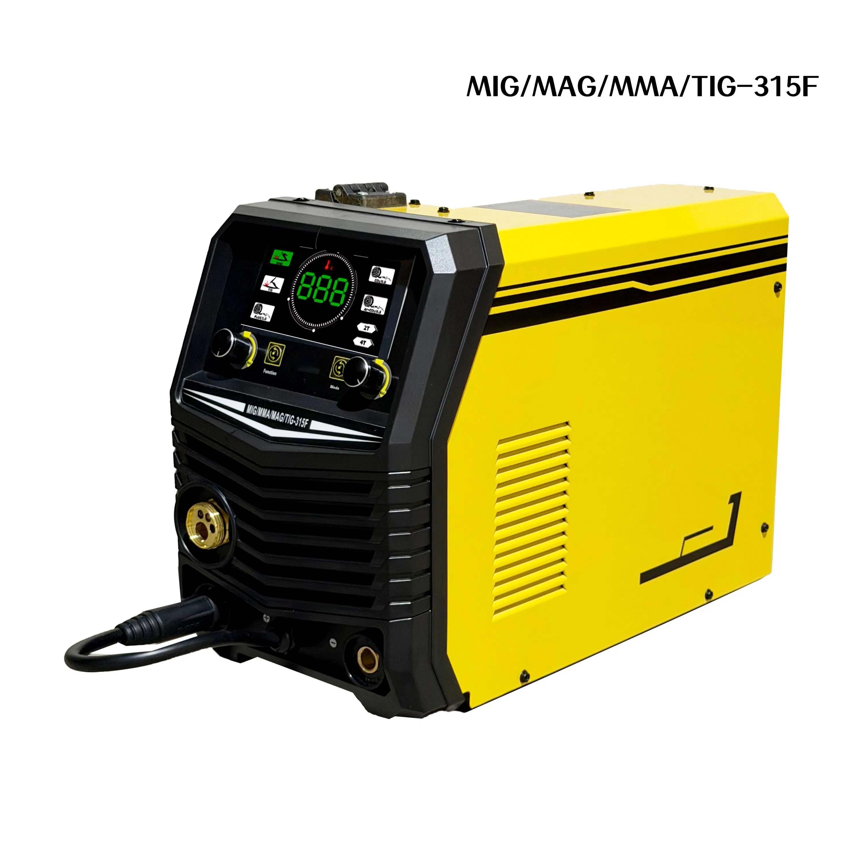 15kg 5 in 1 Semiautomatica Sinergica Gas/Gasless IGBT Inverter 200A/220V Saldatrice
