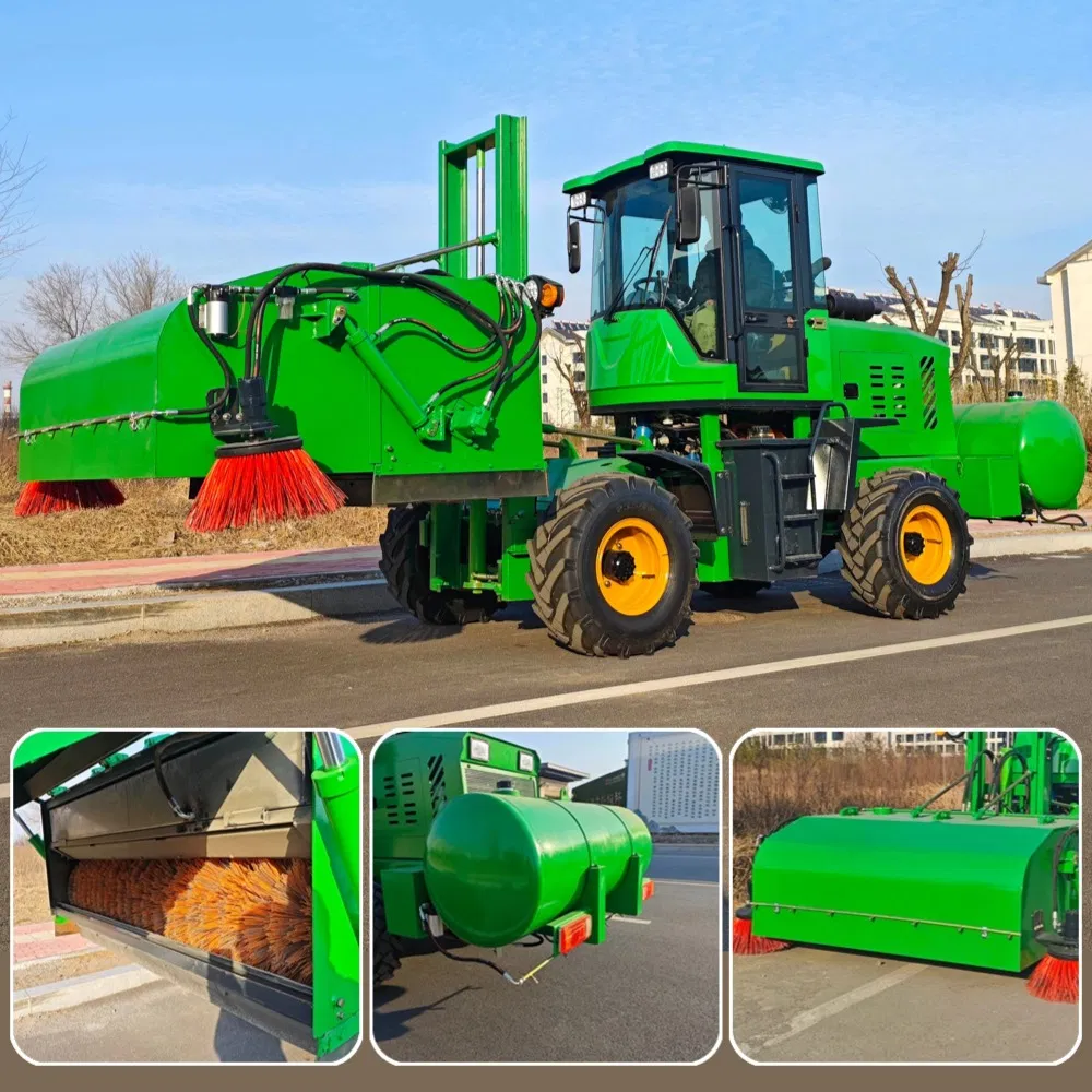 Hydraulic Efficient Loader with Road Sweeper Motor Sweeping Machine Floor Sweeper