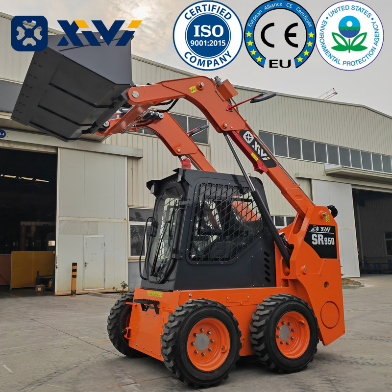 Xivi SR950 Skid Loader with Eaton Motor and Yanmar Engine Pilot Operation