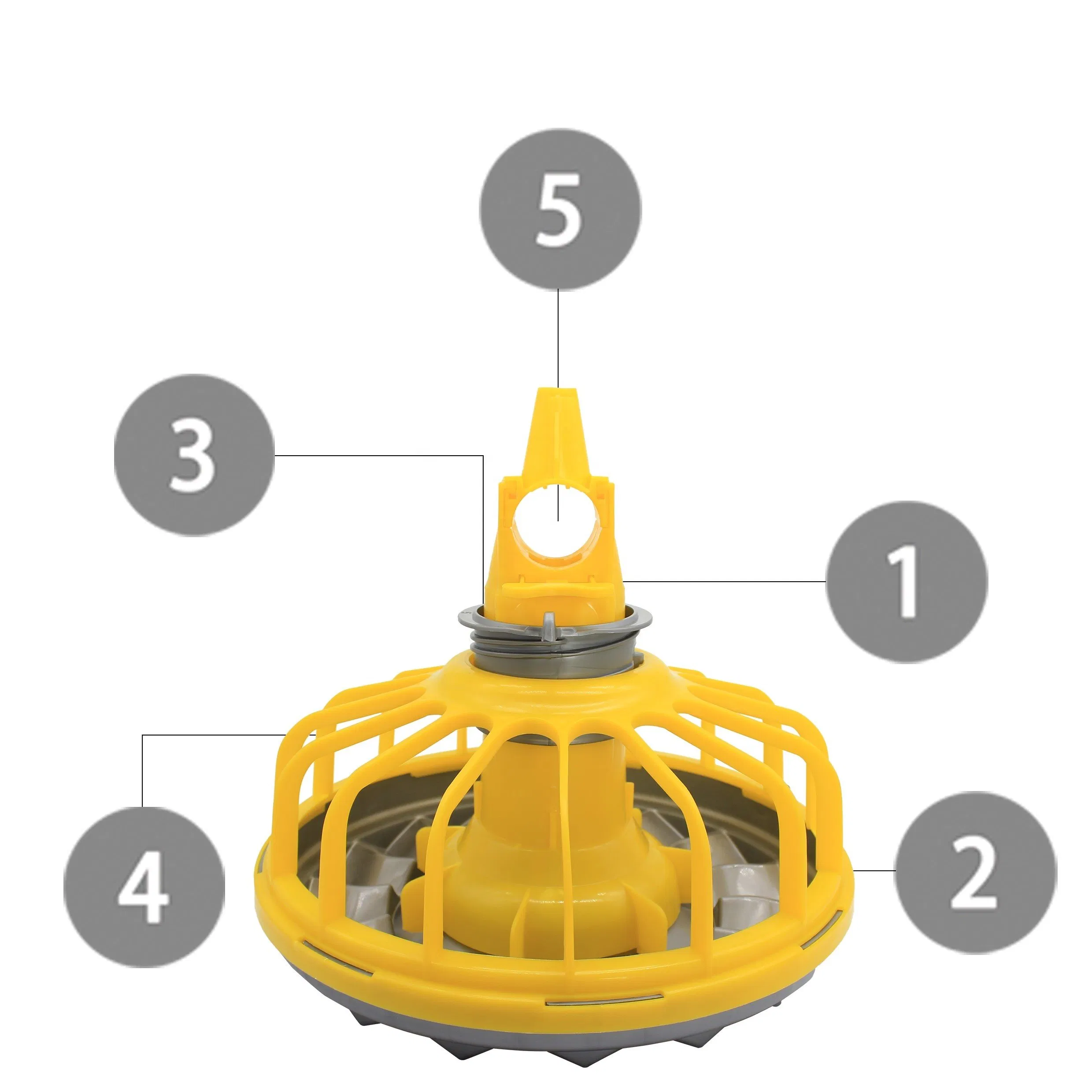 Automatic Chicken Pan Feeder System for Broiler Poultry Farm House Broiler Autofeeder