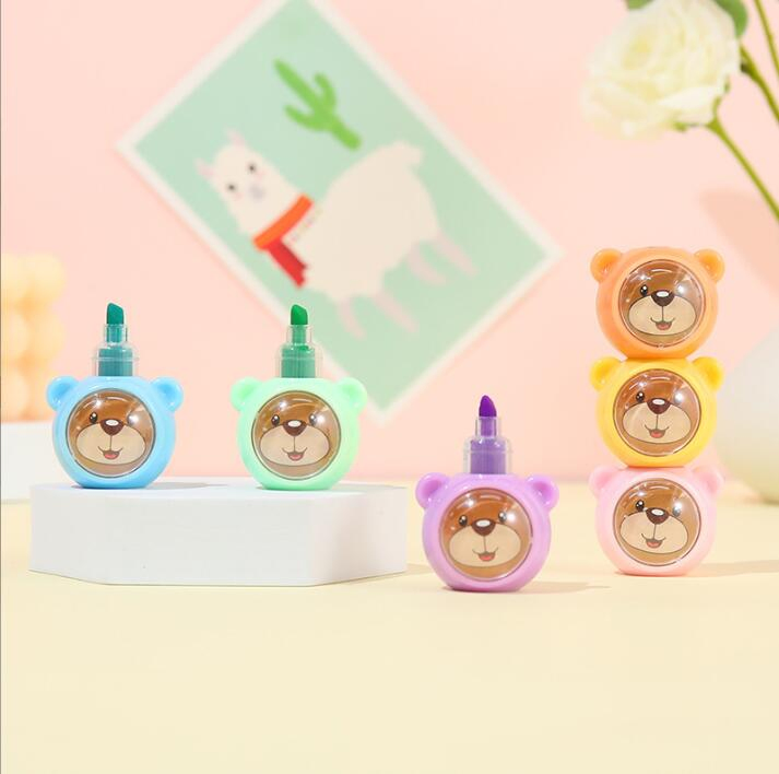 Assembled Novelty Highlighter for Drawing Marker Kids Gift Color Pens